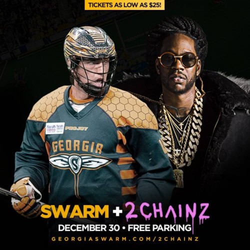 It&#8217;s a Vibe: 2 Chainz Will Perform at Halftime  the Georgia Swarm’s Home Opener on Dec. 30th