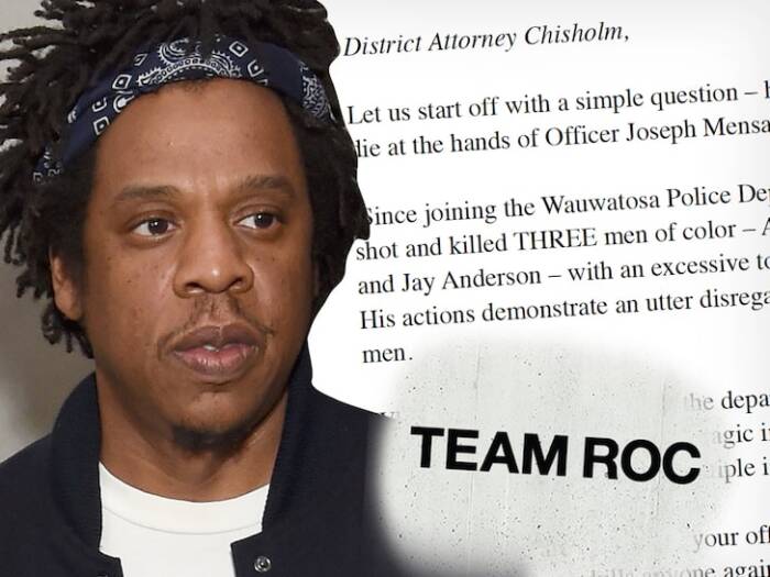 JAYZROC JAY-Z requests indictment of Wisconsin cop who's executed three individuals 