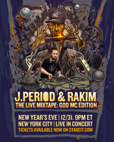 unnamed-4-2 Hip Hop Icon RAKIM & J.PERIOD Announce NYE Show "The Live Mixtape: God MC Edition" 