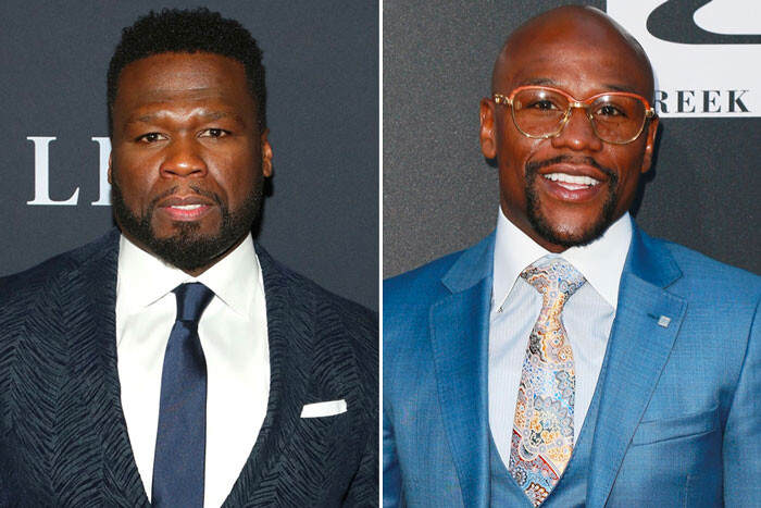 50-cent-floyd-mayweather 50 Cent Wants to Fight Floyd Mayweather! 