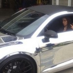 Kim Kardashian New Chrome Audi R8