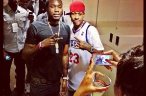 Meek Mill & Allen Iverson After The Sixers Game (Photo) (@MeekMill x @AllenIverson)