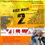 Kick Back 2 Jan 20th Presented By : Mont Brown (@MontBrown) & Pace-O Beats (@PaceoBeats) Details Inside