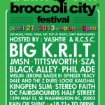 Broccoli City Festival on Sunday, April 21 at DC Fairgrounds, Hosted by Va$htie