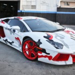 Chris Brown’s Customized Foamposite Camo Lamborghini Aventador (Photo)