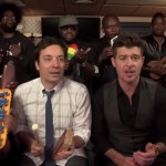 Robin Thicke – Blurred Lines Live w/ The Roots On Jimmy Fallon (Video)