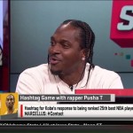 Pusha T Visits ESPN’s SportsNation