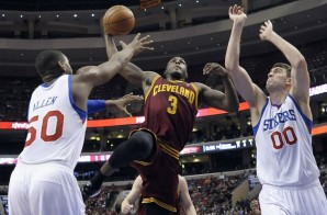 Dion Waiters Introduces himself to Spencer Hawes with a Nasty Dunk (Video)