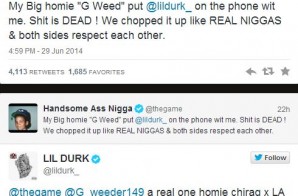 Game & Lil Durk Call A Truce With Some Help From G Weed