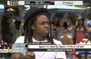 Lil Wayne on ESPN’s First Take To Talk NBA Finals (Video)