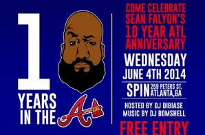 Sean Falyon Presents: Spin Wednesdays (10 Years in the “A” Celebration)