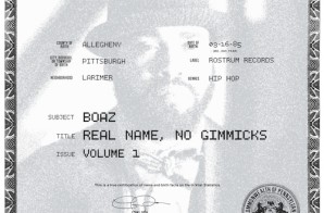 Boaz – Real Name No Gimmicks Vol 1 EP
