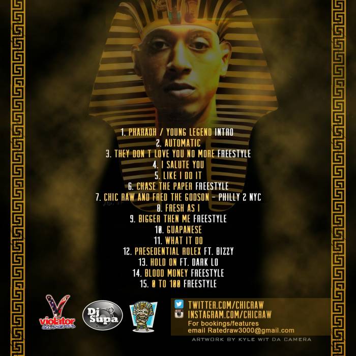 Chic Raw - Pharaoh (Mixtape) | Home of Hip Hop Videos & Rap Music, News, Video, Mixtapes & more