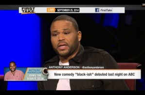 Anthony Anderson Discusses His New Comedy “Black-ish” & More On ESPN’s First Take (Video)