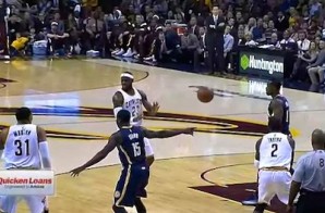 Lebron James Serves Up A Sweet No-Look Dish To Kyrie Irving (Video)
