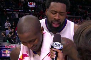 Lob City Brotherly Love: DeAndre Jordan Sings To Jamal Crawford During Interview Bomb (Video)