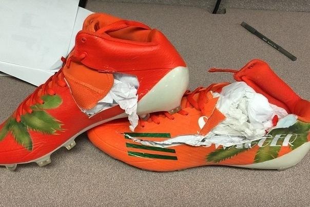 image12 Hated It: Warren Sapp Hates The Switch From Nike To Adidas So Much, He Destroyed His Sneakers (Photo)  