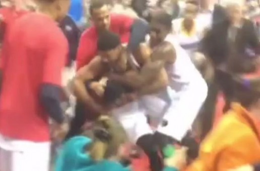 NBA D-League Teammates Ejected for Fighting Each Other During Timeout (Video)