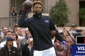 New York Giants Star Rookie WR Odell Beckham Jr. Sets Guinness World Record For One-Handed Catches (Video)