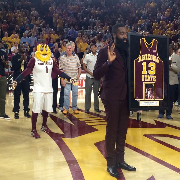 Arizona State Retires James Harden’s College Jersey (Photos) Home of