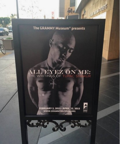 tupac-417x500 "All Eyez on Me: The Writings of Tupac Shakur" Exhibit Opens At Grammy Museum  