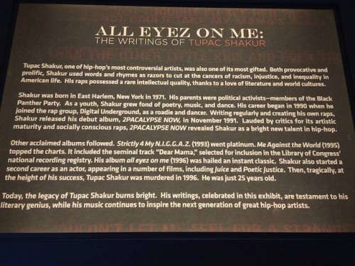 tupac2-500x375 "All Eyez on Me: The Writings of Tupac Shakur" Exhibit Opens At Grammy Museum  