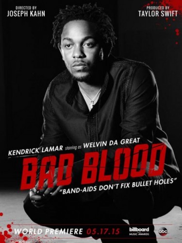 kendrick-bad-blood-510x680-375x500 Kendrick Lamar Set To Star In Taylor Swift's "Bad Blood" Video!  