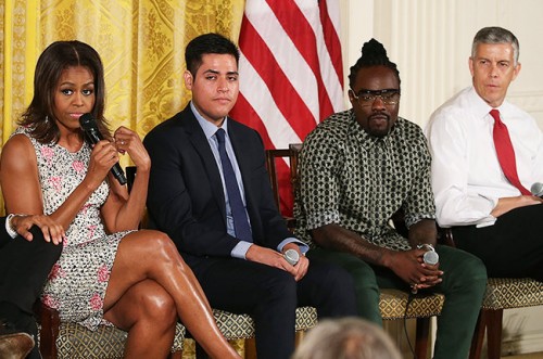 michelle-obama-wale-2015-billboard-650-500x331 Wale Hangs Out With Barack Obama And Performs At The White House!  