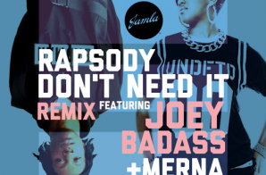 Rapsody – Don’t Need It (Remix) Ft. Joey Bada$$