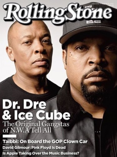 drecubers-375x500 It Aint Nothing But A Compton Thang: Dr. Dre & Ice Cube Cover Rolling Stone Magazine  