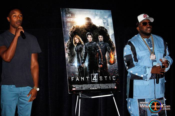 first-pic Michael B. Jordan, Kate Mara, Jamie Bell Attend The Private "Fantastic Four" Movie Premiere In Atlanta (Photos)  