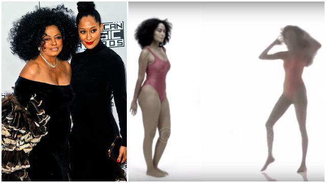Tracee Ellis Ross Recreates One Of Her Mom’s Music Videos.