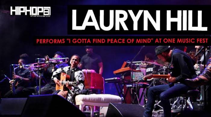 Lauryn-Hill Lauryn Hill Performs "I Gotta Find Peace of Mind" During One Music Fest 2015 (Video) 