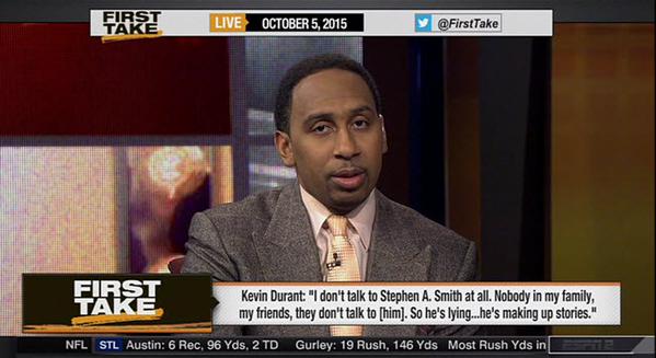 CQkNEyiWIAAHfpy Stephen A. Smith Goes On A Rant On First Take & Has A Few Choice Words For Kevin Durant (Video)  