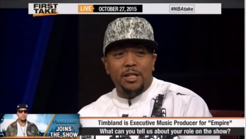 tim1-500x282 Timbaland Hits The Set Of ESPN's First Take For The 'Great Debate'! (Video)  