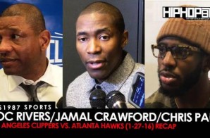 HHS1987 Sports: Doc Rivers, Jamal Crawford & Chris Paul Postgame Recap (Los Angeles Clippers vs. Atlanta Hawks) (Video)