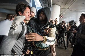 Super ‘Ye: Kanye West Ends Fight Between Paparazzi With A Hug! (Video)