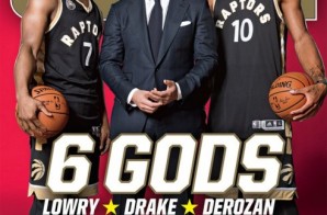 Drake & Toronto Raptors Stars DeMar DeRozan/Kyle Lowry Cover SLAM Magazine