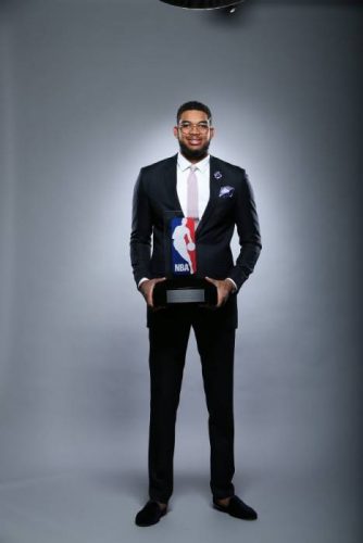 kat-334x500 Karl Anthony-Towns Has Been Named The 2015-16 NBA Rookie Of The Year (Video)  
