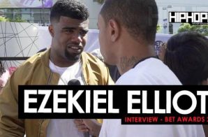 Ezekiel Elliott Talks Playing For The Dallas Cowboys, Learning From Michael Irvin, The Ohio State Buckeyes & More On The 2016 BET Awards Red Carpet (Video)
