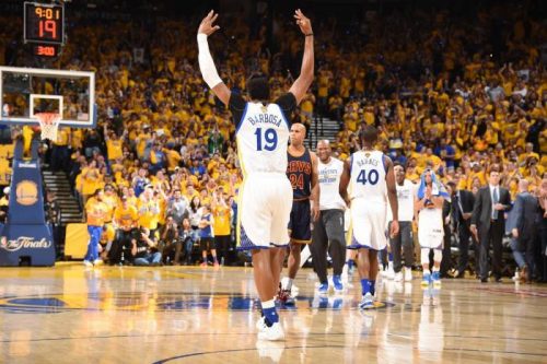 gsw-bench-500x333 The Golden State Warriors Bench Mob Defeated The Cleveland Cavs (104-89) In Game 1 Of The 2015 NBA Finals (Video)  