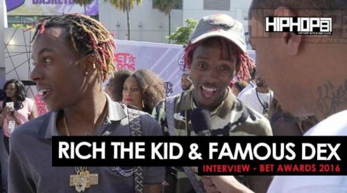 rich-dex-500x279 Rich The Kid & Famous Dex Talk Their Upcoming Project 'Rich Forever 2' & More On The 2016 BET Awards Carpet 