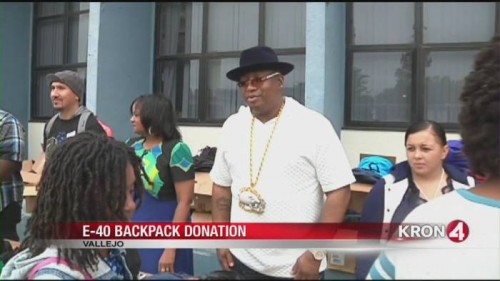 CqmmCOxUMAEkRh3-500x281 E-40 Donated $25,000 Worth of Backpacks & School Supplies to Vallejo School in California 