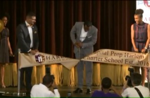 Diddy Cuts The Ribbon & Officially Opens Charter School In Harlem (Video)