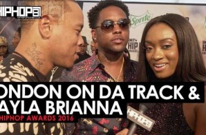 London On Da Track & Kayla Brianna Talk “Work For It”, New Music with Drake, New Projects & More on the 2016 BET Hip Hop Awards Green Carpet with HHS1987 (Video)