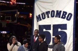 Mount Mutombo: The Denver Nuggets Have Retired Dikembe Mutombo’s #55 Jersey (Video)