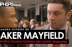 Oklahoma Sooners QB Baker Mayfield Talks The Heisman Trophy, Playing Alongside Dede Westbrook & More on the ESPN 2016 College Football Awards Red Carpet (Video)