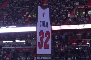 Miami Vice: The Miami Heat Retire Shaquille O’Neal’s #32 Jersey (Video)