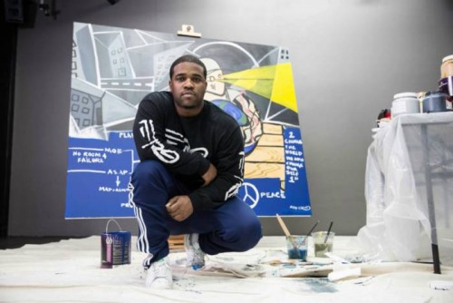 asap-ferg-asap-yams-painting-1-500x334 A$AP Ferg To Donate A$AP Yams Mural For Charity Art Auction! 
