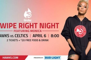 The Atlanta Hawks & Bud Light Are Set to Sing a New Tune for Swipe Right on April 6 with a Performance by GRAMMY-Winning Artist Monica